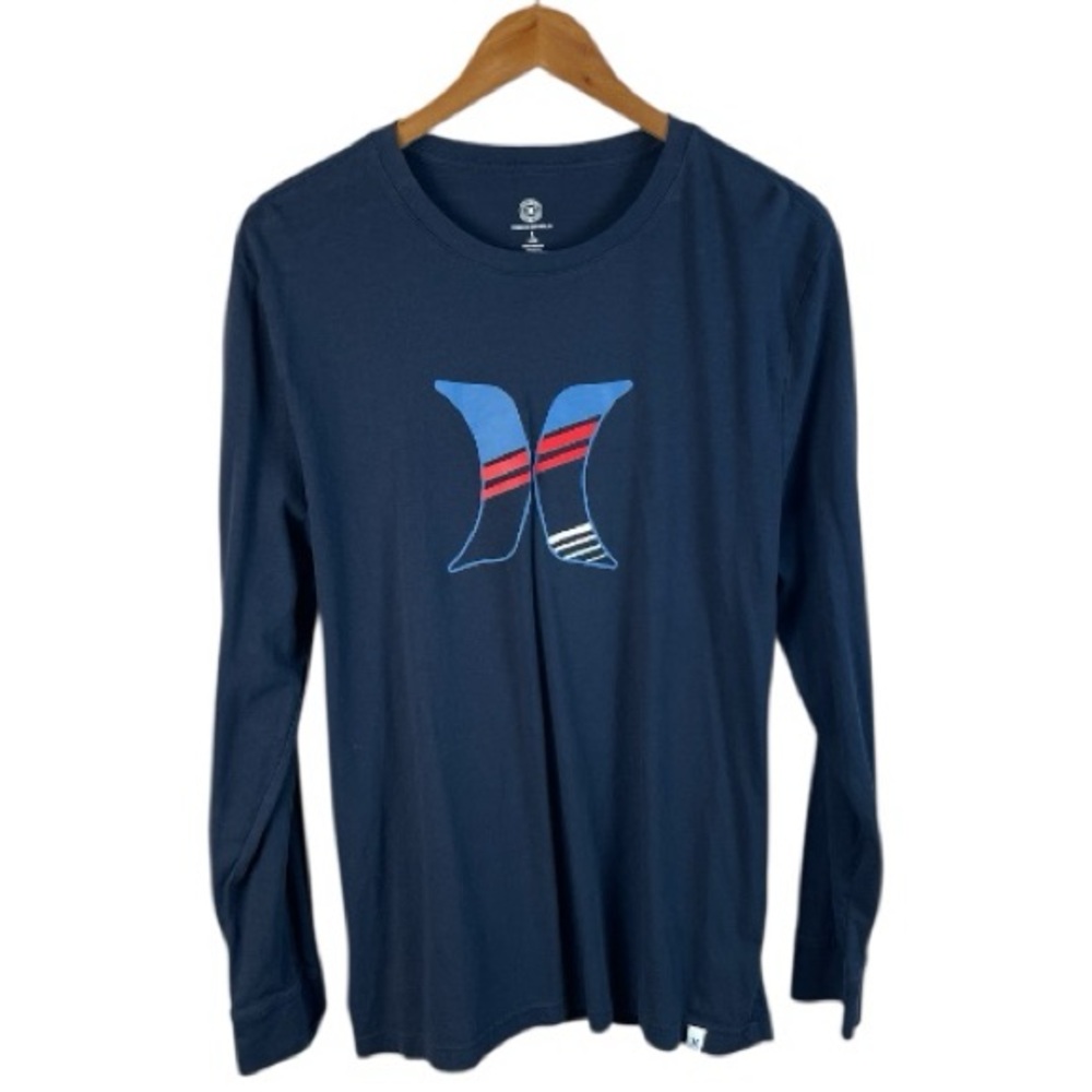 Ls288 Mens Hurley Brand Surfer Long Sleeve T Shirt L